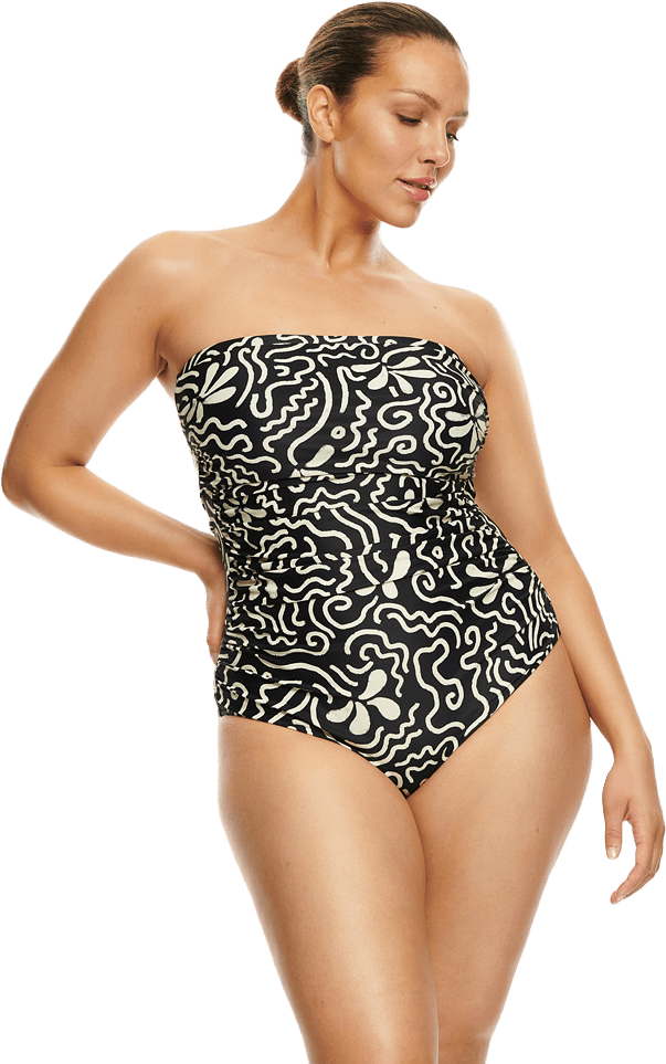 Swimsuit Acapulco, från Scampi, i färgen sway black.