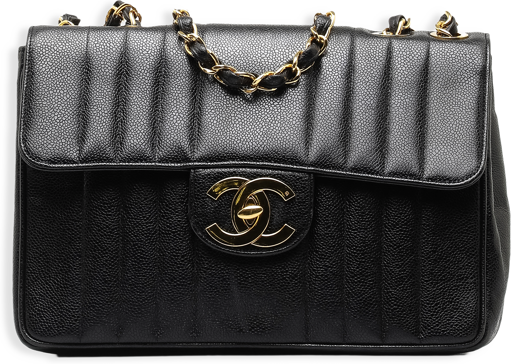 Chanel Jumbo Caviar Mademoiselle Flap