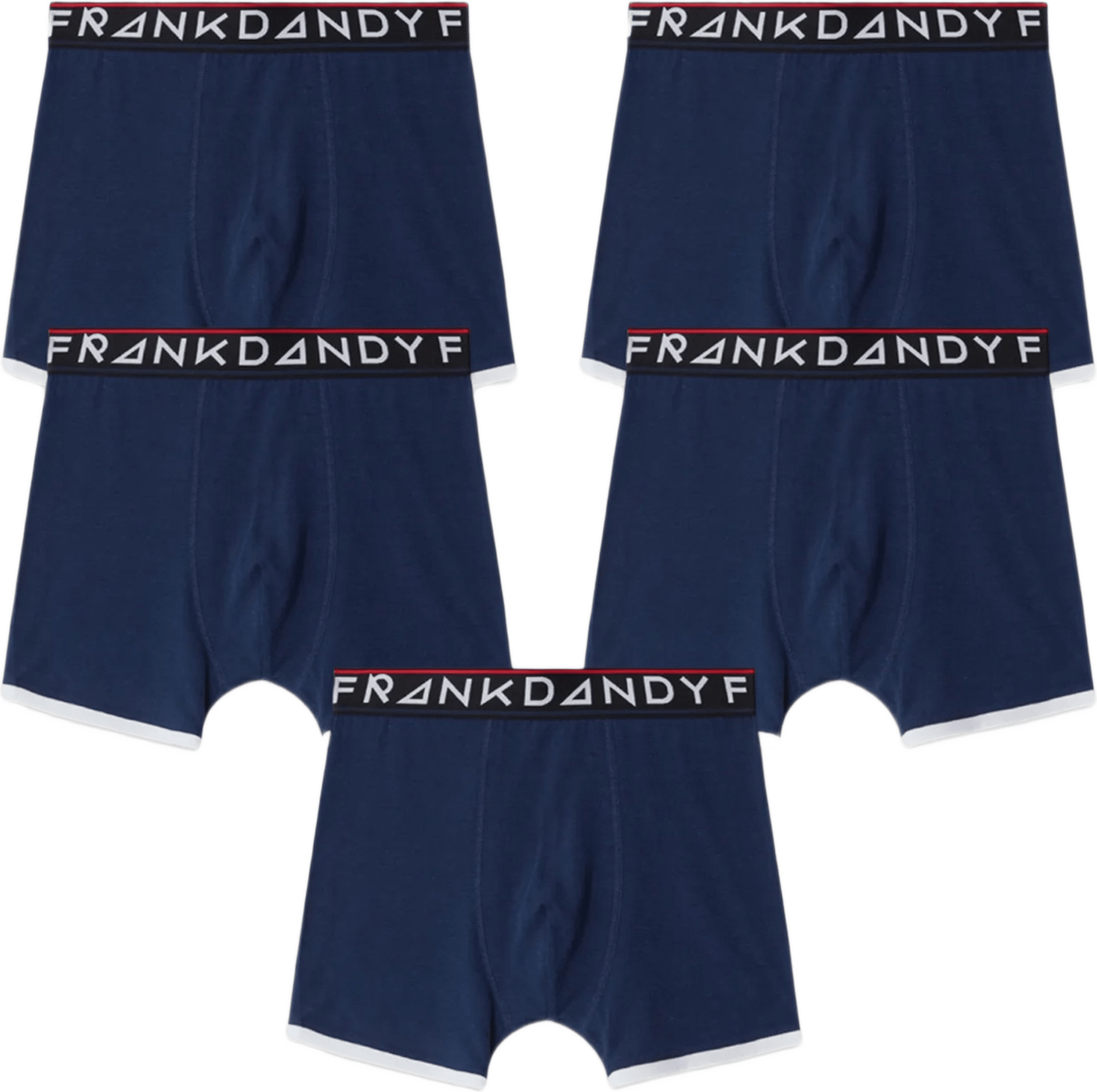 5-p St Paul Bamboo Boxer, från Frank Dandy, i färgen navy.