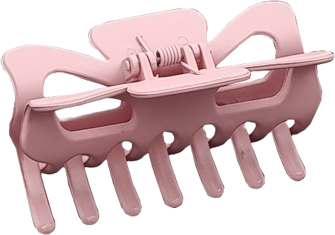 Gummerad Klämma 9 Cm, från Complement, i färgen pink.