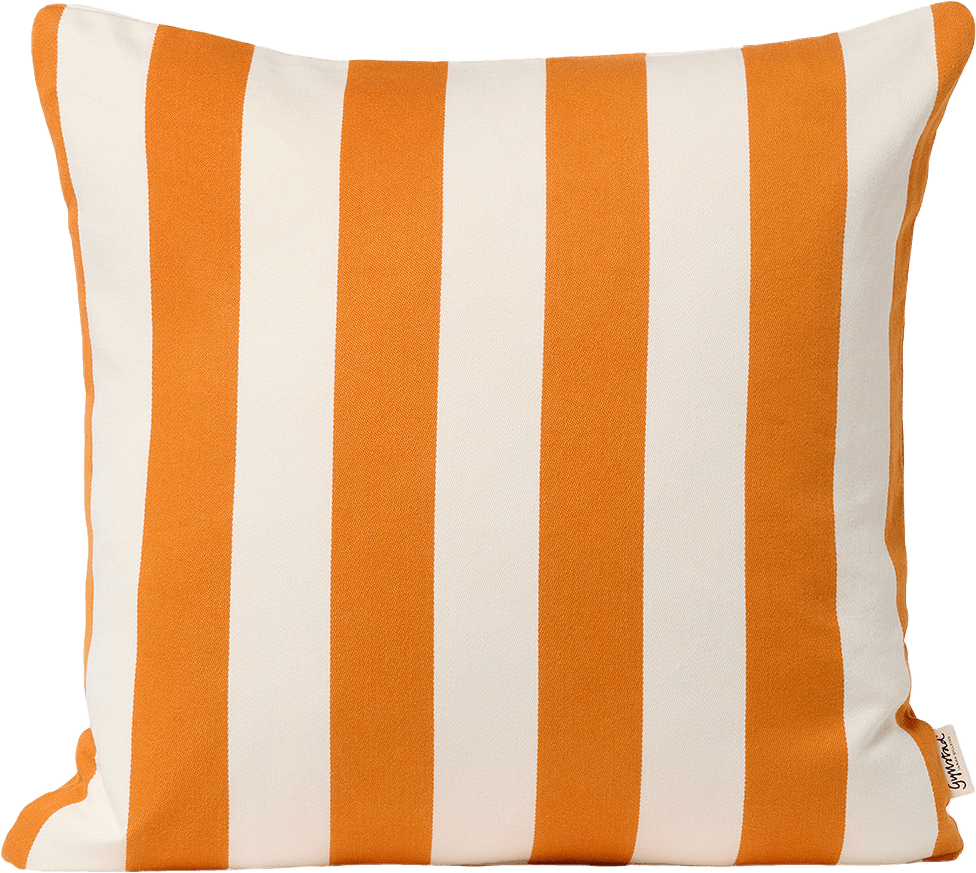 Kuddfodral Siri Rand, från Gyllstad, i färgen sevilla-orange.