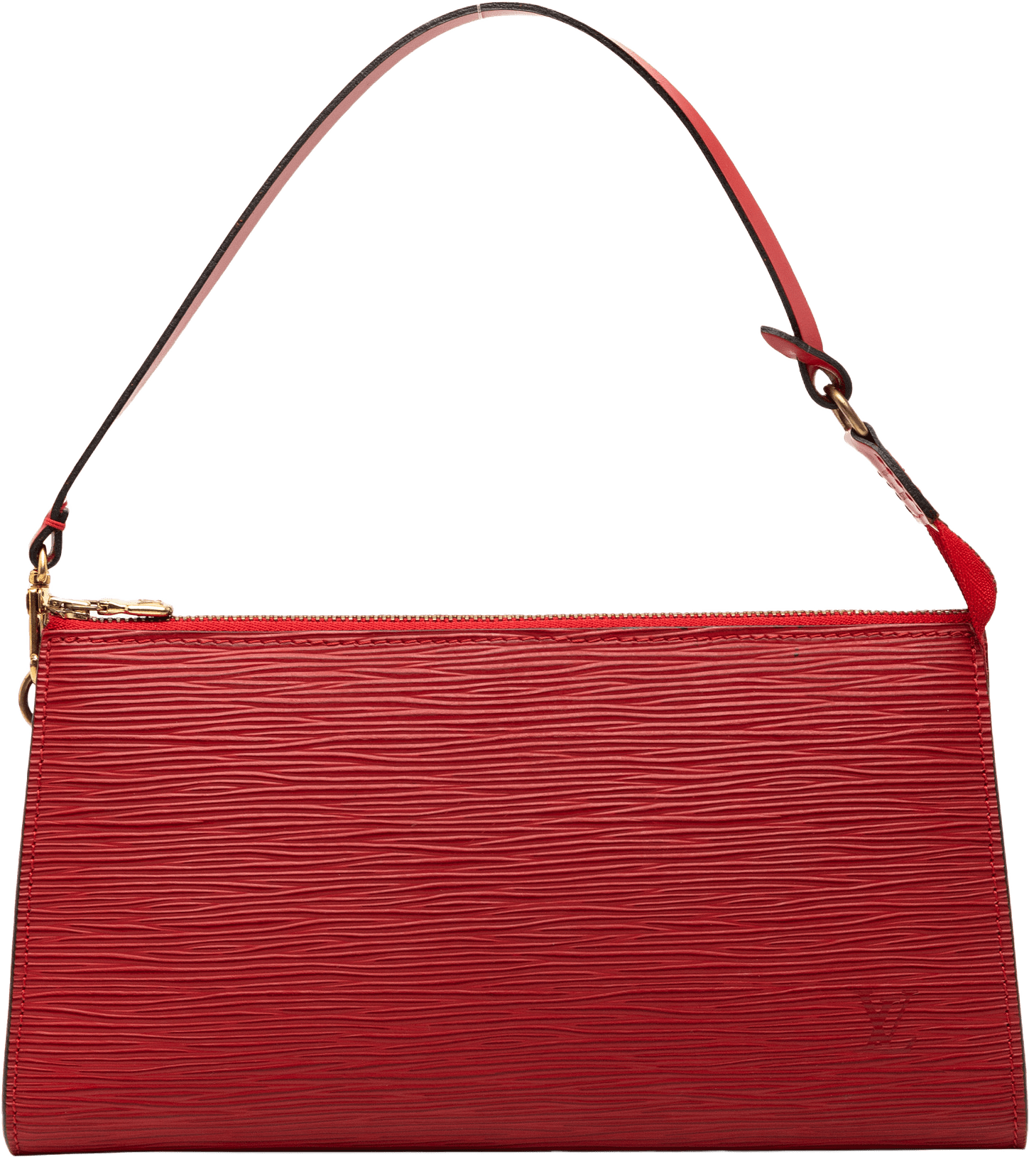Louis Vuitton Epi Pochette Accessoires, från Luxclusif, i färgen red.