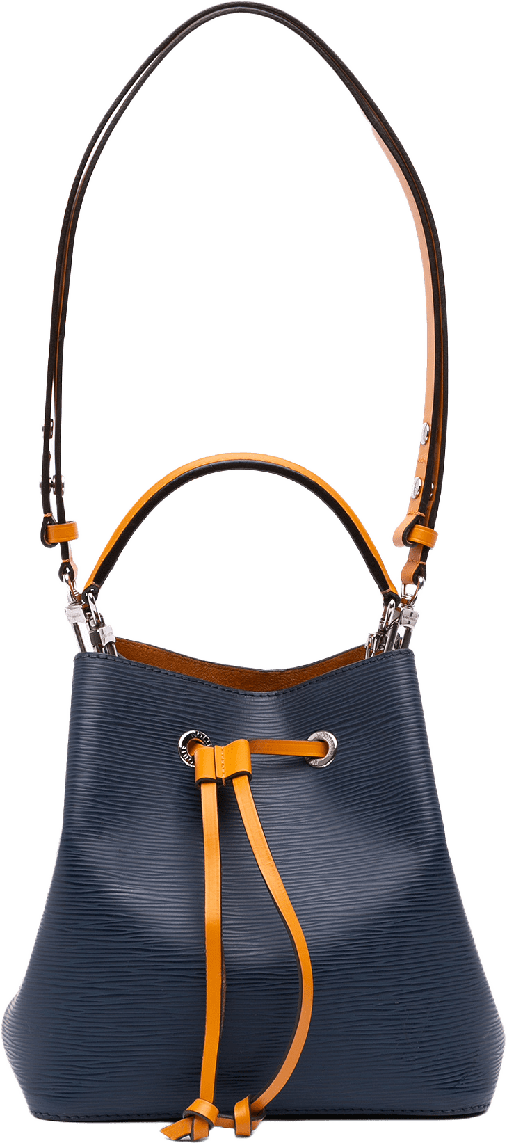 Louis Vuitton Epi Neonoe Bb, från Luxclusif, i färgen blue.