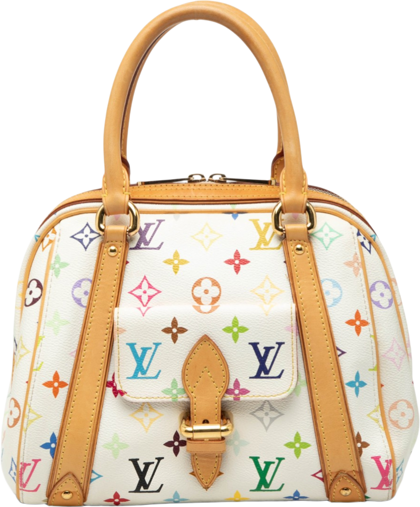 Louis Vuitton Monogram Multicolore Priscilla, från Luxclusif, i färgen white.