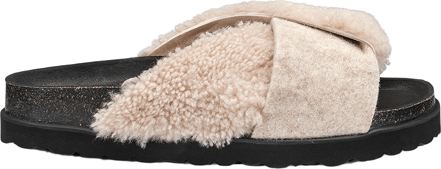 Alba Sandaler, från Shepherd, i färgen creme.