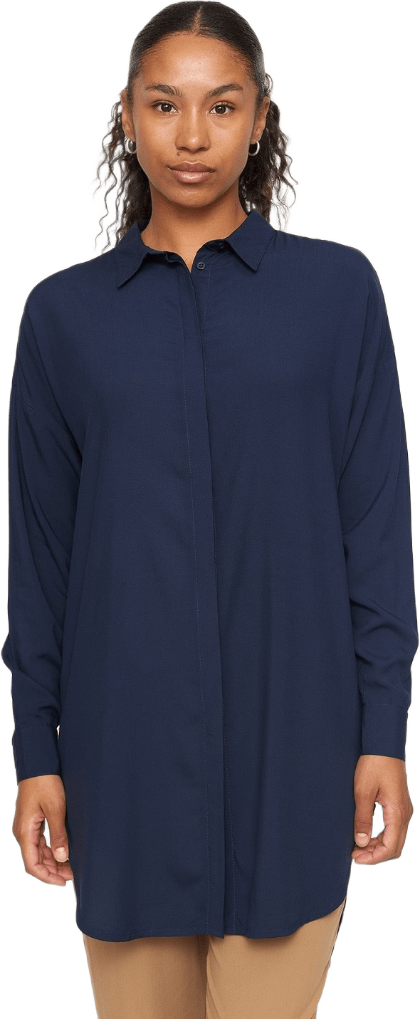 Srabia Midi Skirt, från Soft Rebels, i färgen total eclipse.