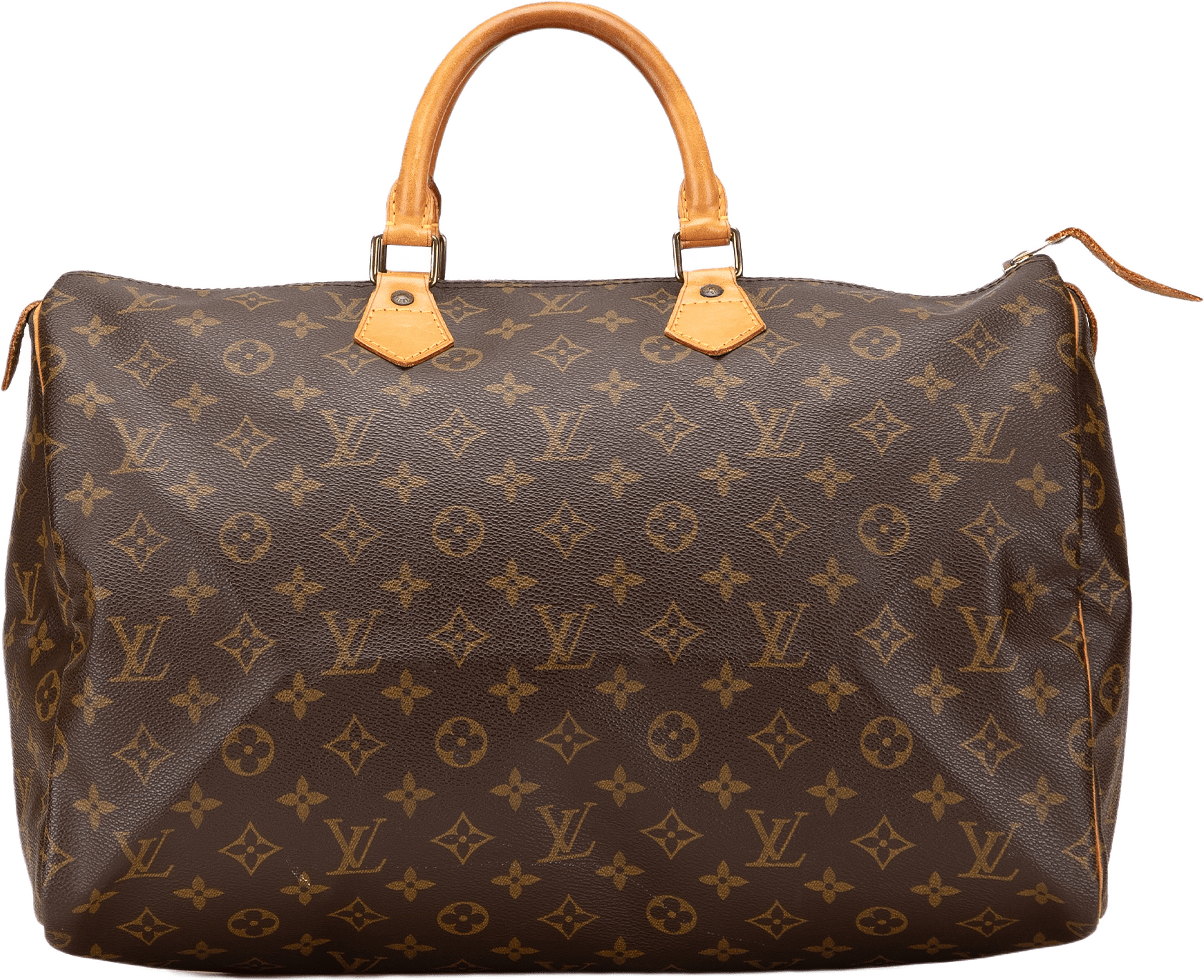 Louis Vuitton Monogram Speedy 40, från Luxclusif, i färgen brown.