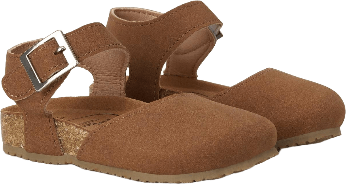 Astrid Sandal, från BabyMocs, i färgen light brown.