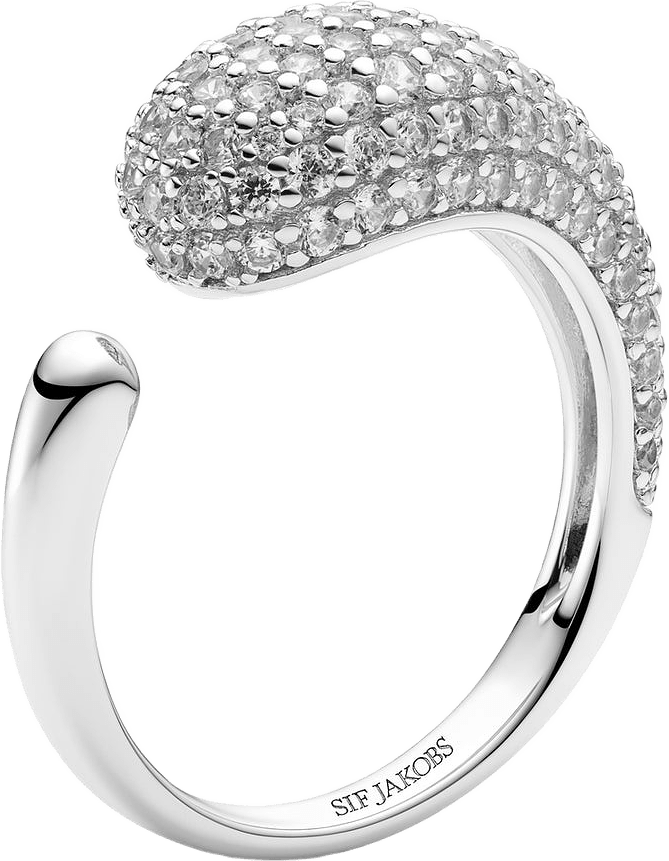 Ring Goccia Piccolo, från Sif Jakobs Jewellery, i färgen silver.