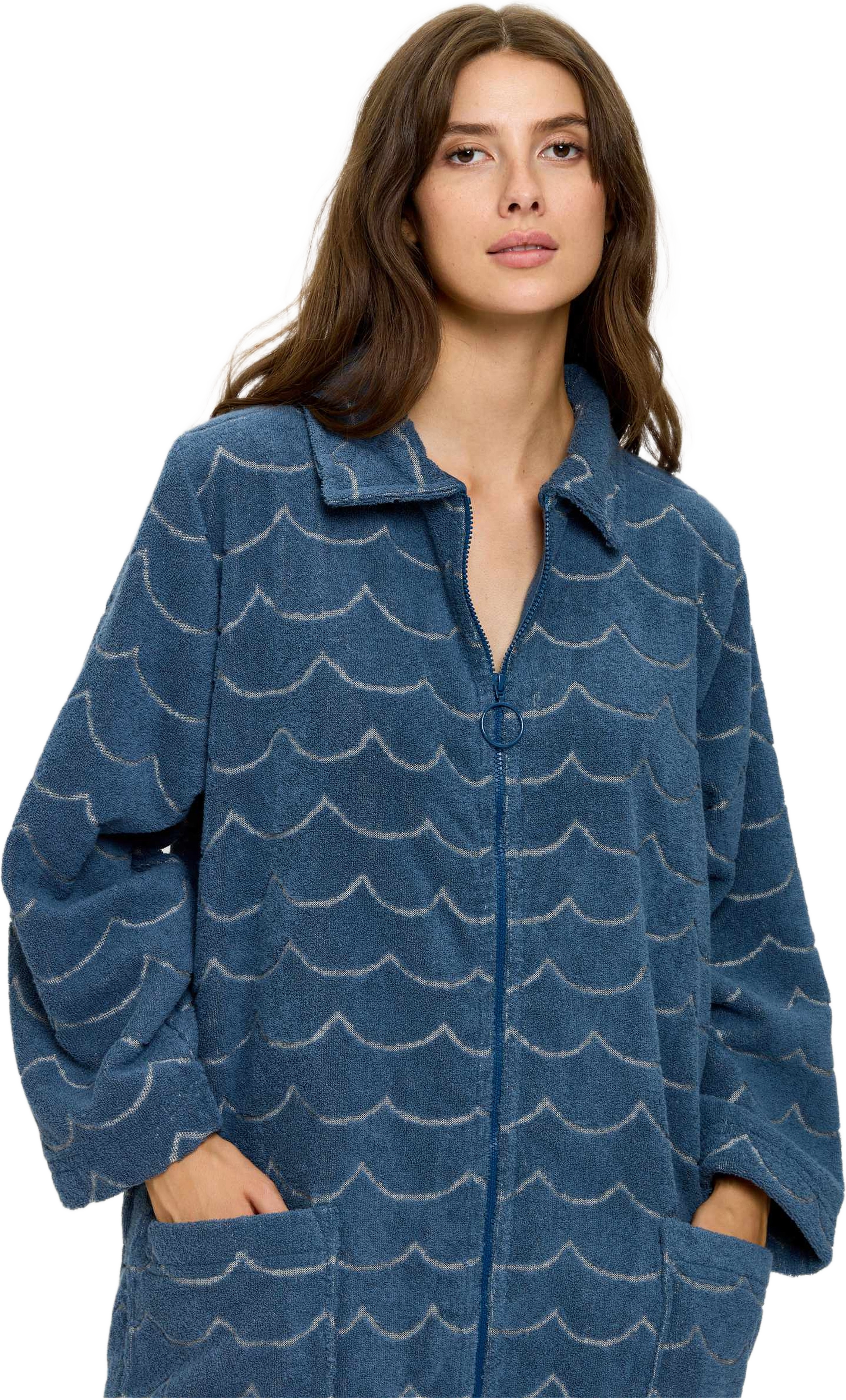 Badrock Dam Våg, från emmamalena, i färgen petrol.