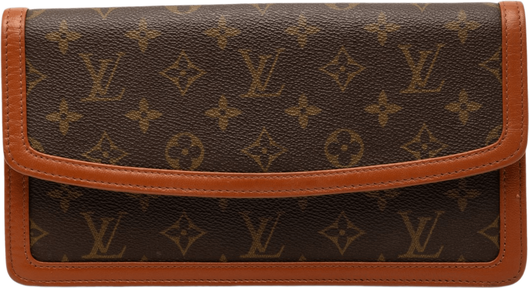 Louis Vuitton Monogram Pochette Dame Pm, från Luxclusif, i färgen brown.