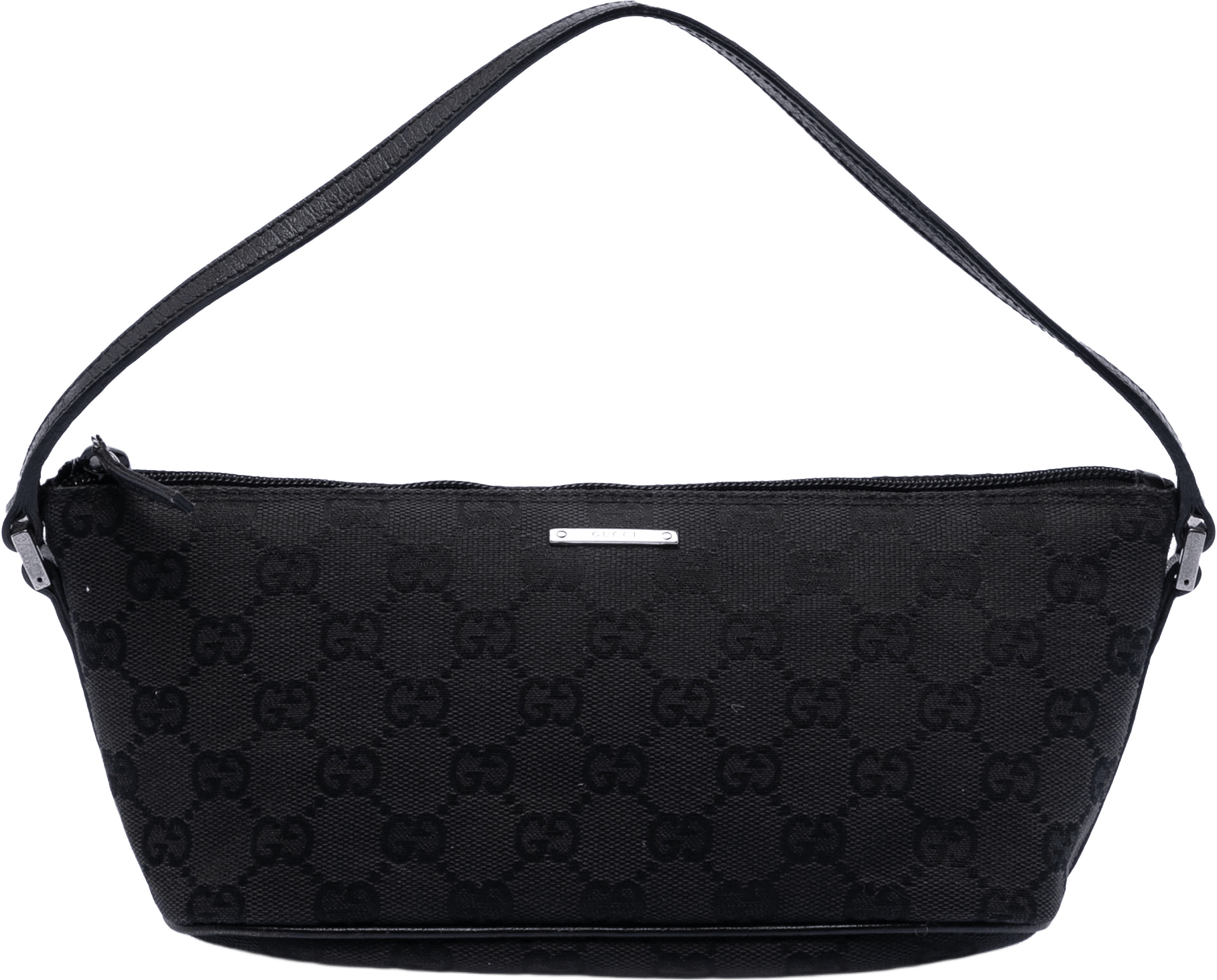 Gucci Gg Canvas Boat, från Luxclusif, i färgen black.