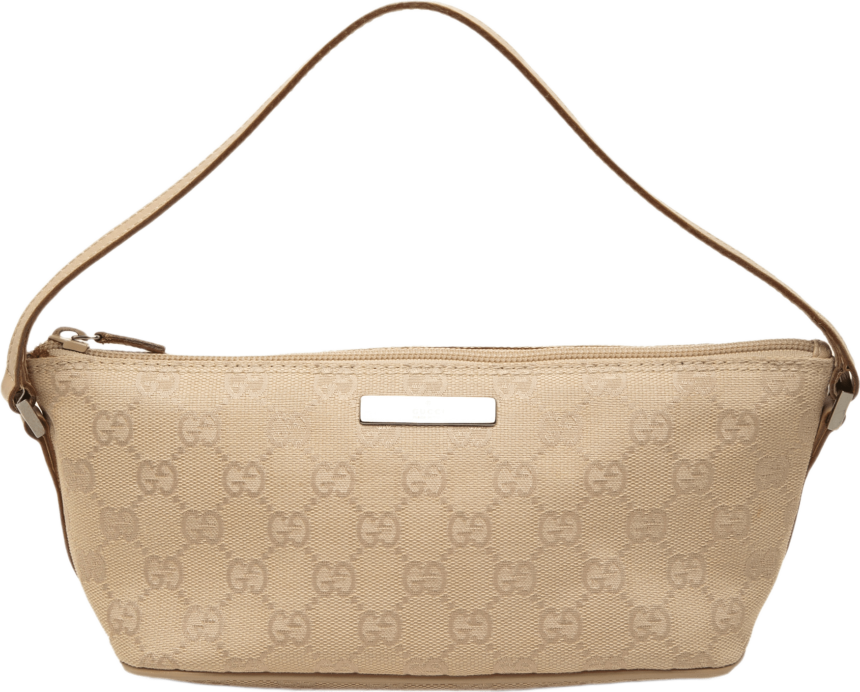 Gucci Gg Canvas Boat, från Luxclusif, i färgen beige.