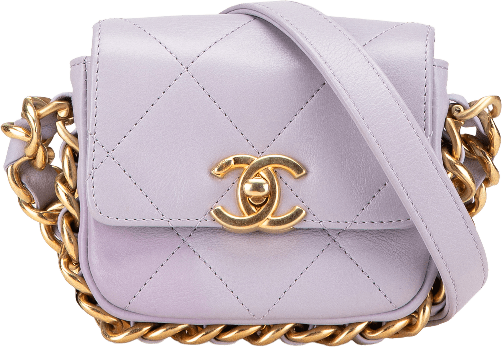 Chanel Mini Quilted Calfskin Framing Chain Flap
