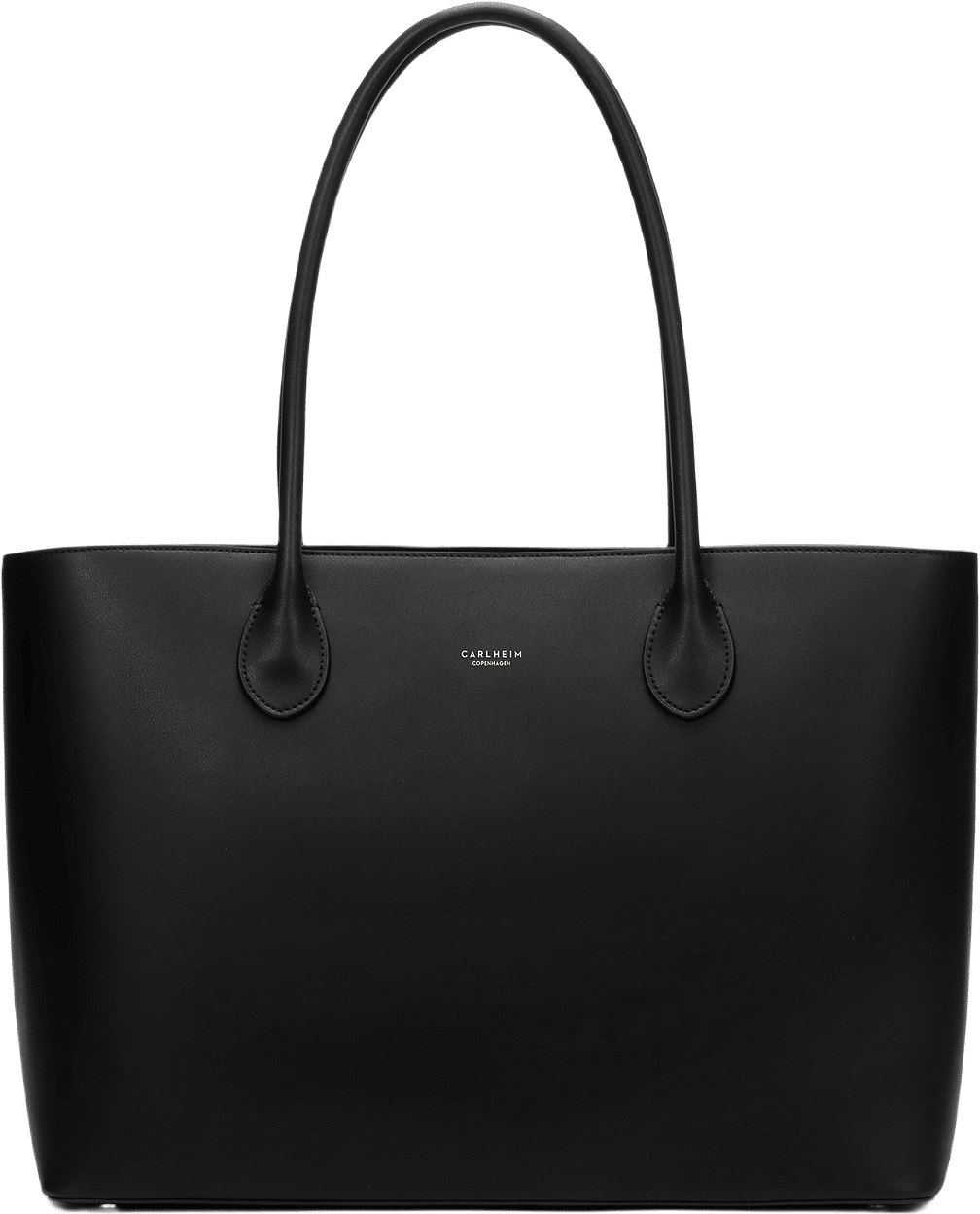 Handväska Läder Olivia, från Carlheim, i färgen svart.