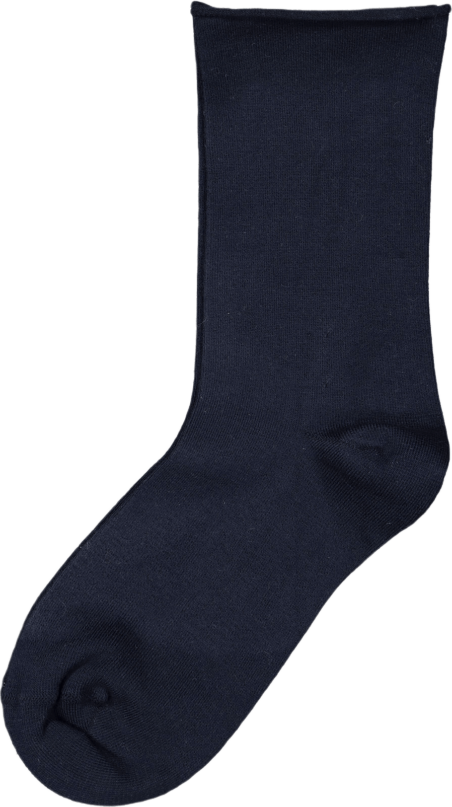 Bambustrumpor med rullad kant, från Å WOMAN, i färgen Navy.