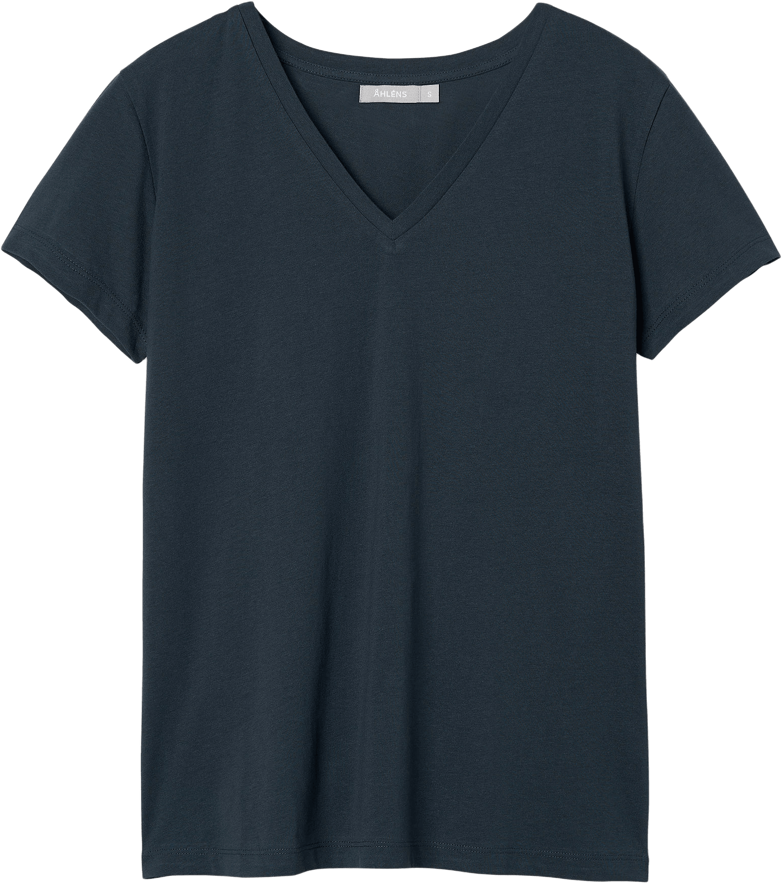 V-ringad t-shirt i ekologisk bomull LENA
