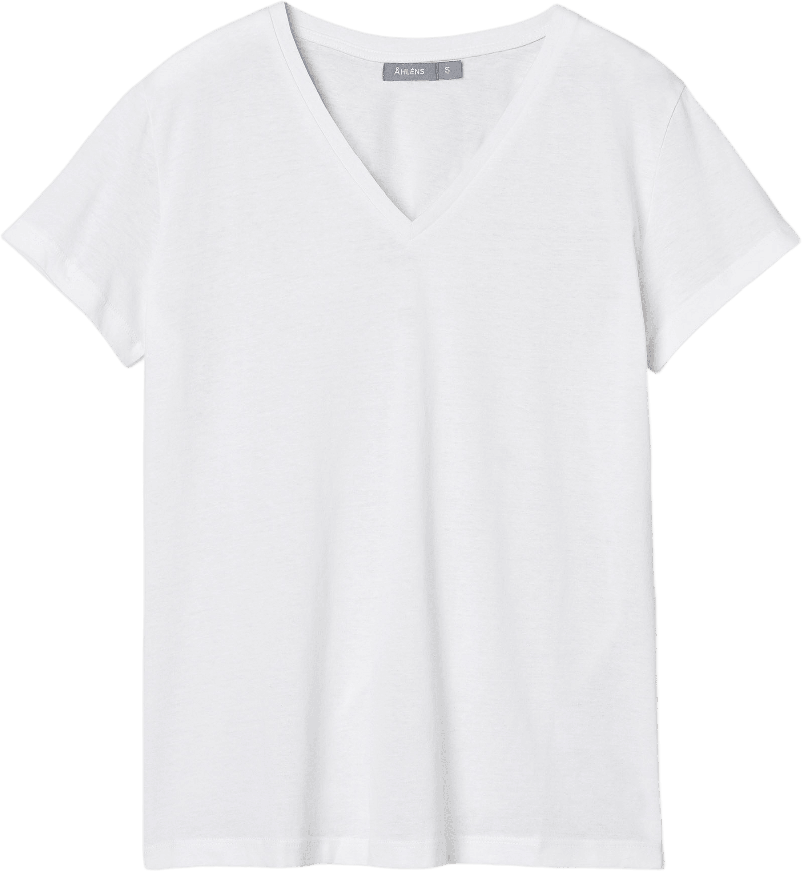 V-ringad t-shirt i ekologisk bomull LENA