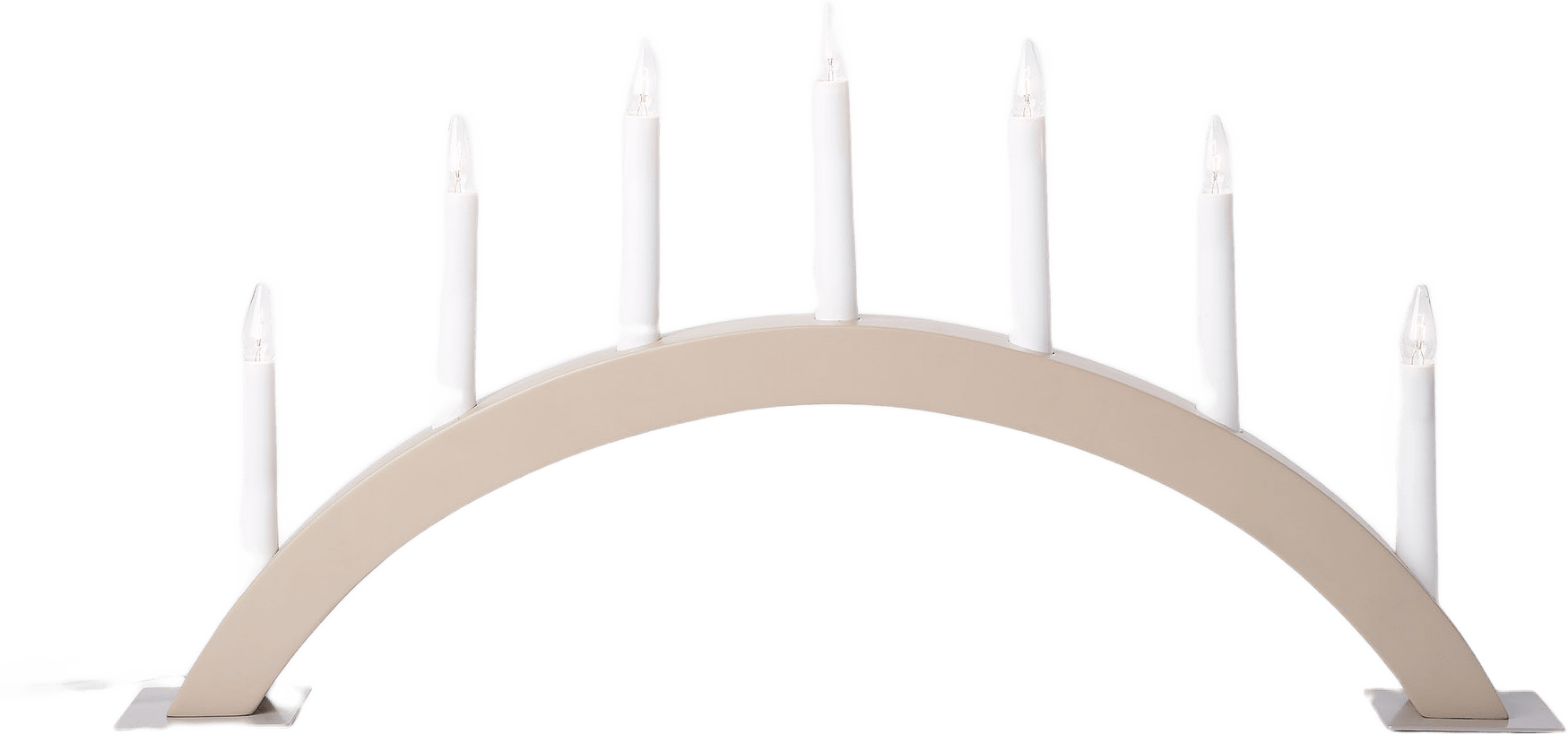 Adventsljusstake ARON, från Åhléns Home, i färgen Beige1.