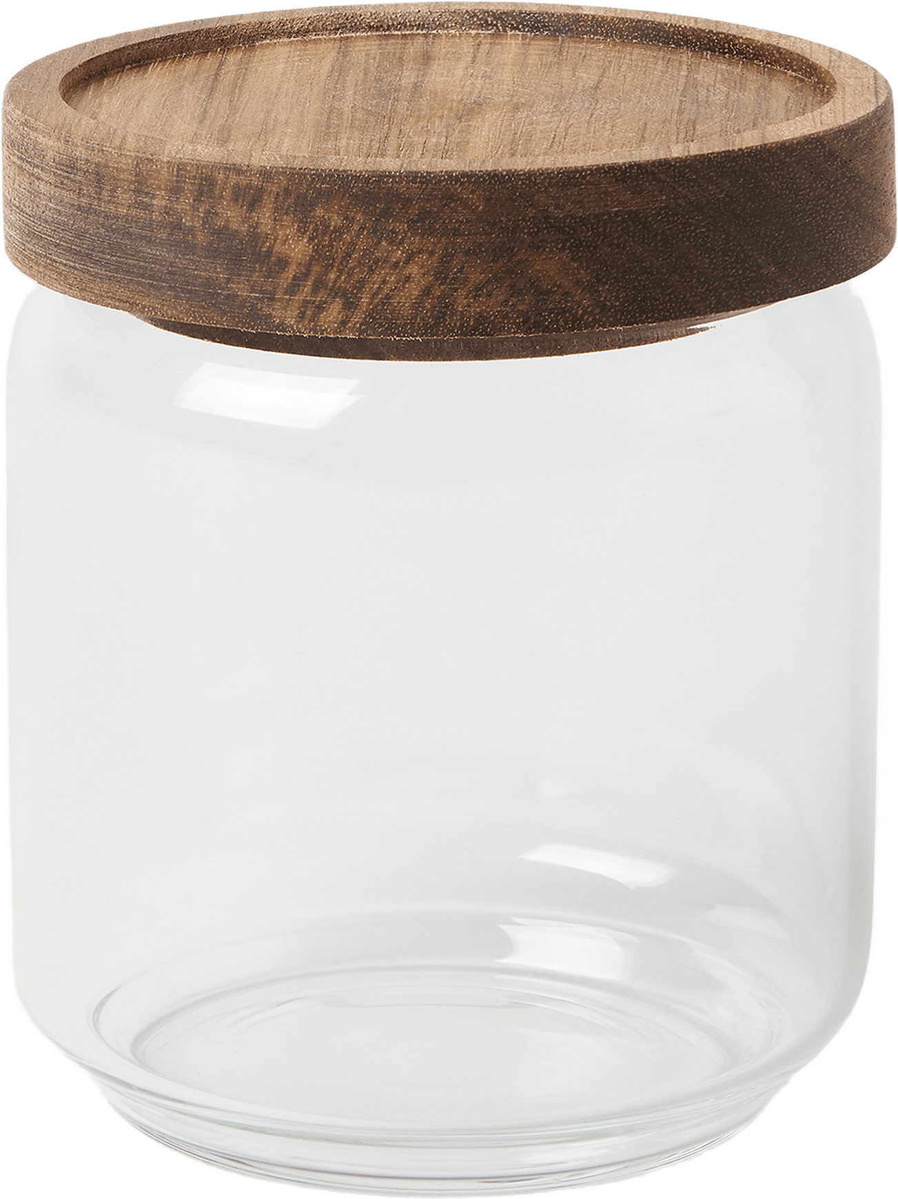 Förvaringsburk LUCA 12 cm, från Åhléns Home, i färgen Clear.