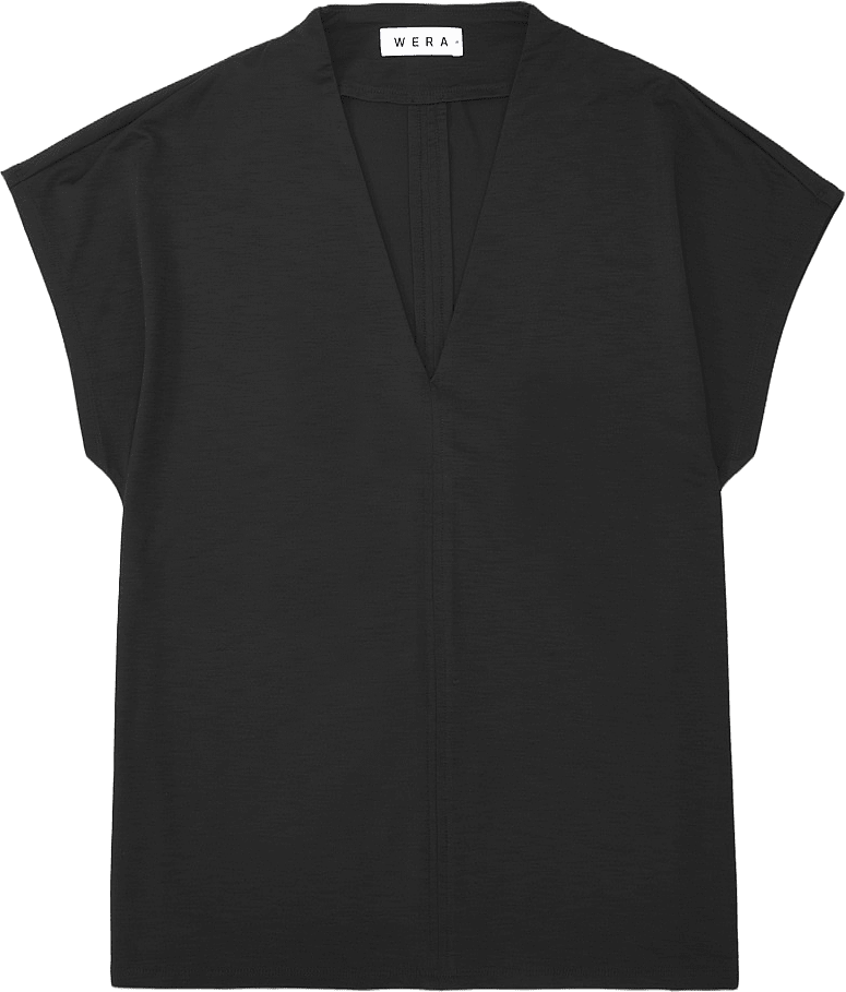 V-ringad topp MADISON, från Wera, i färgen Black.