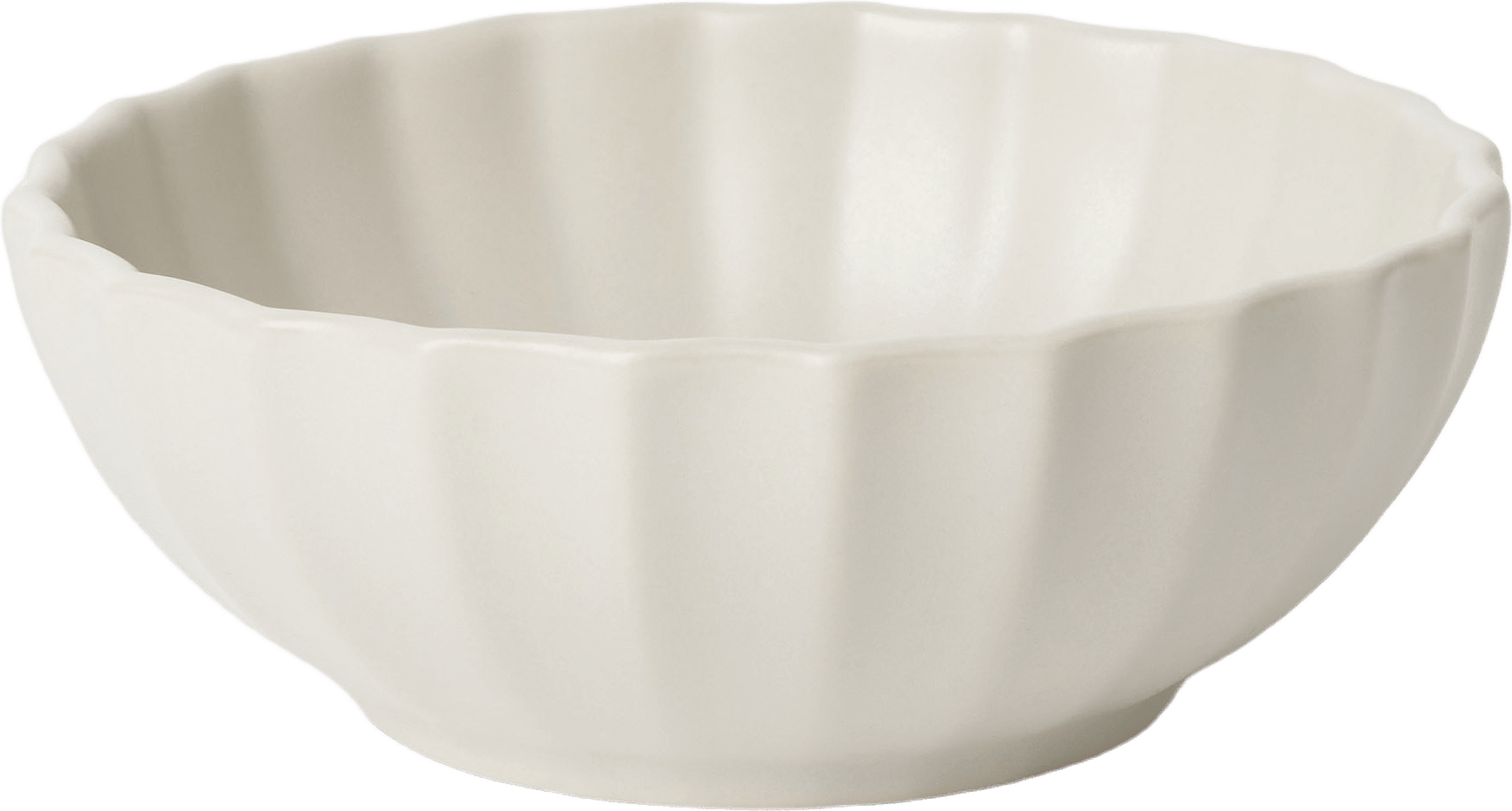 Skål i stengods SHELLY 17,6 cm, från Åhléns Home, i färgen Offwhite.