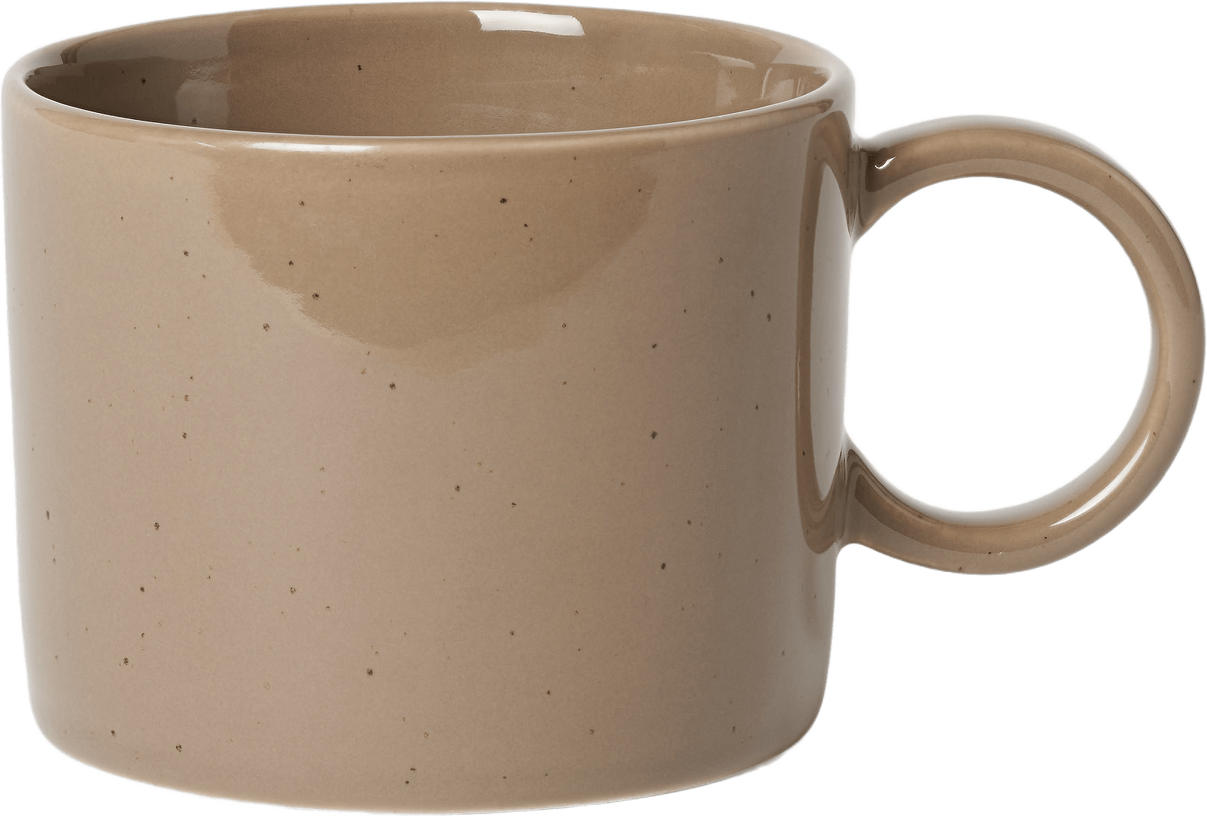 Mugg i stengods ADA 25 cl, från Åhléns Home, i färgen Mole.