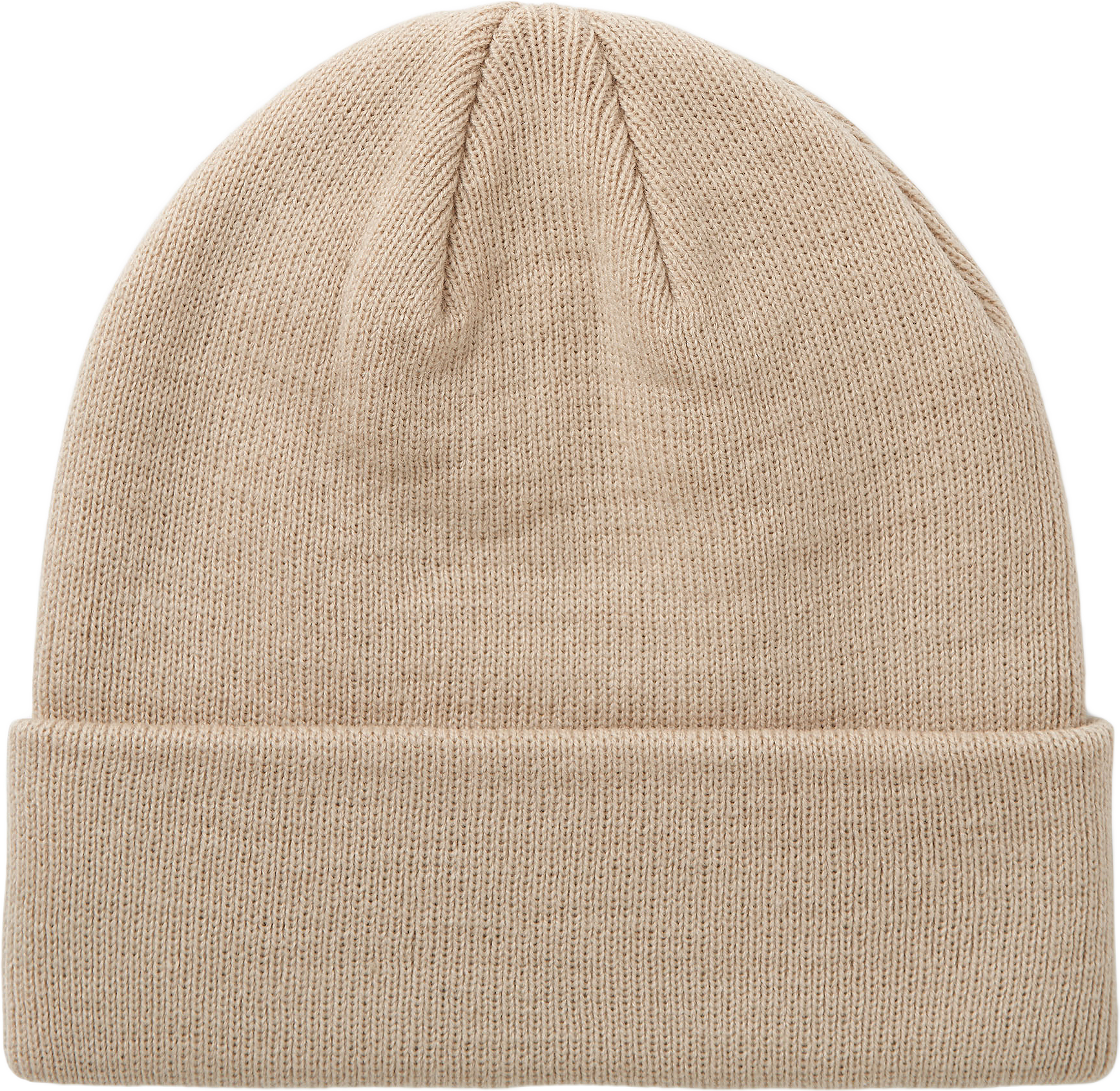 Slätstickad beanie JESSIE, från Å WOMAN, i färgen Cement.