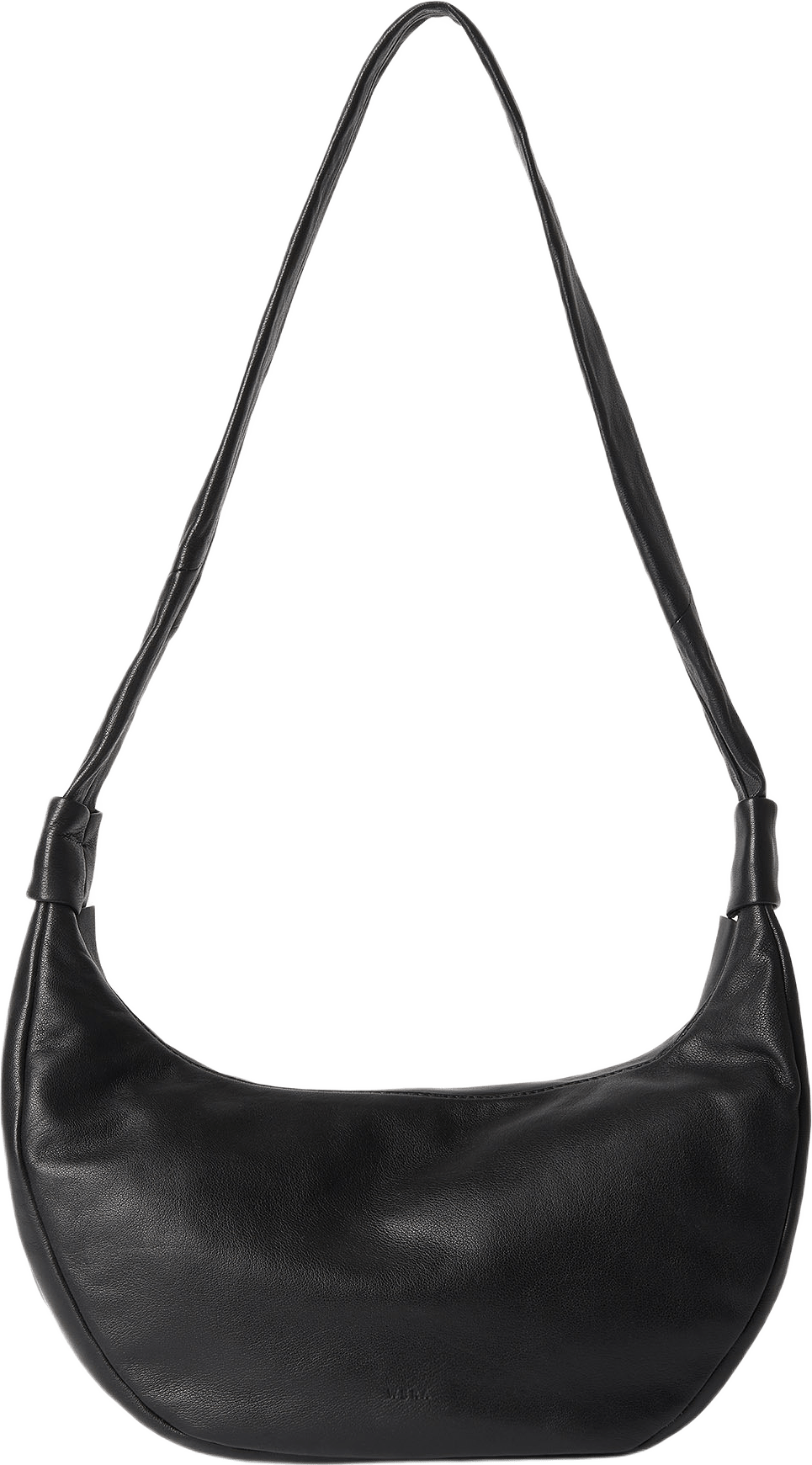 Crossbodyväska i skinn EVIE, från Wera, i färgen Black.