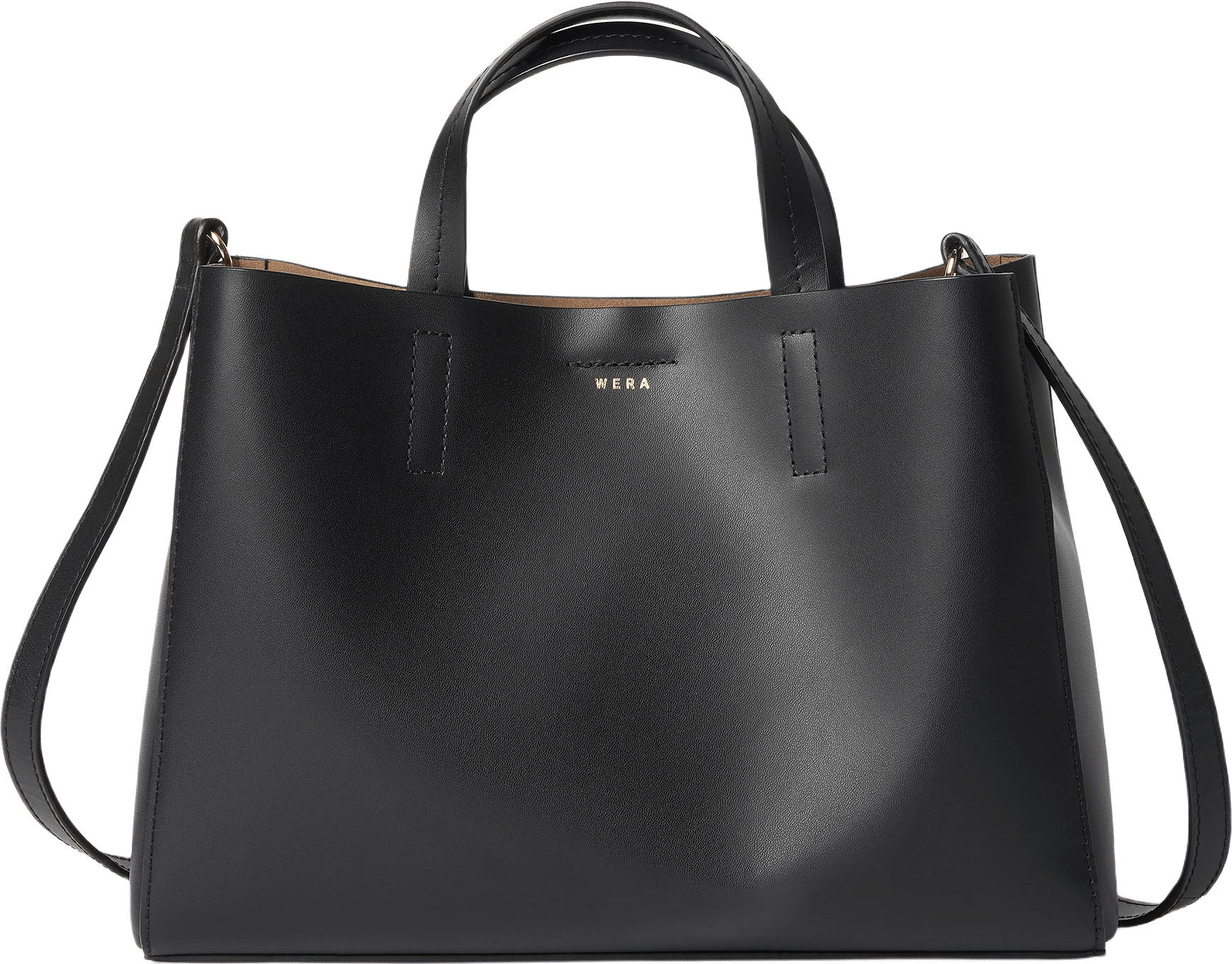 Liten toteväska i skinn PINZA