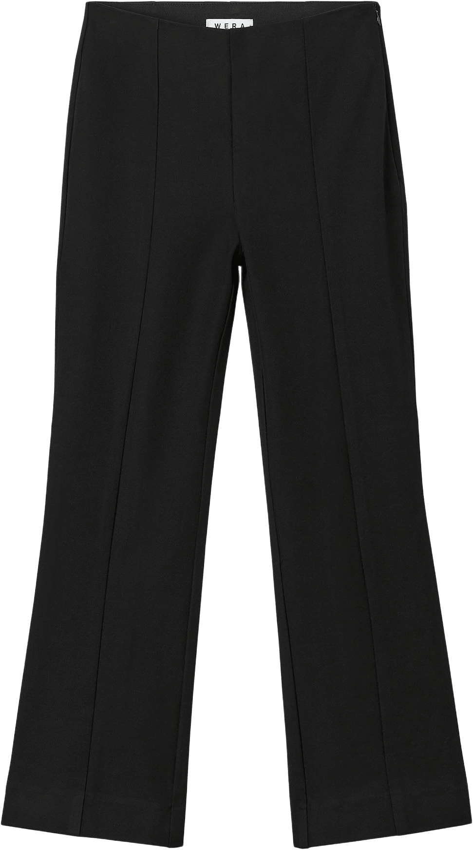 Byxor med sydda pressveck INEZ, från Wera, i färgen Black.