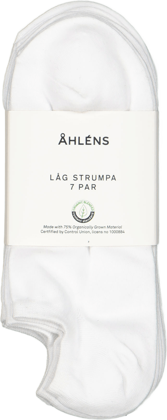 Ankelsockor i bomull, 7-pack, från Å WOMAN, i färgen White.