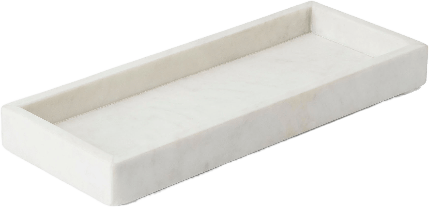 Bricka i marmor AMY 30x11 cm, från Åhléns Home, i färgen White.