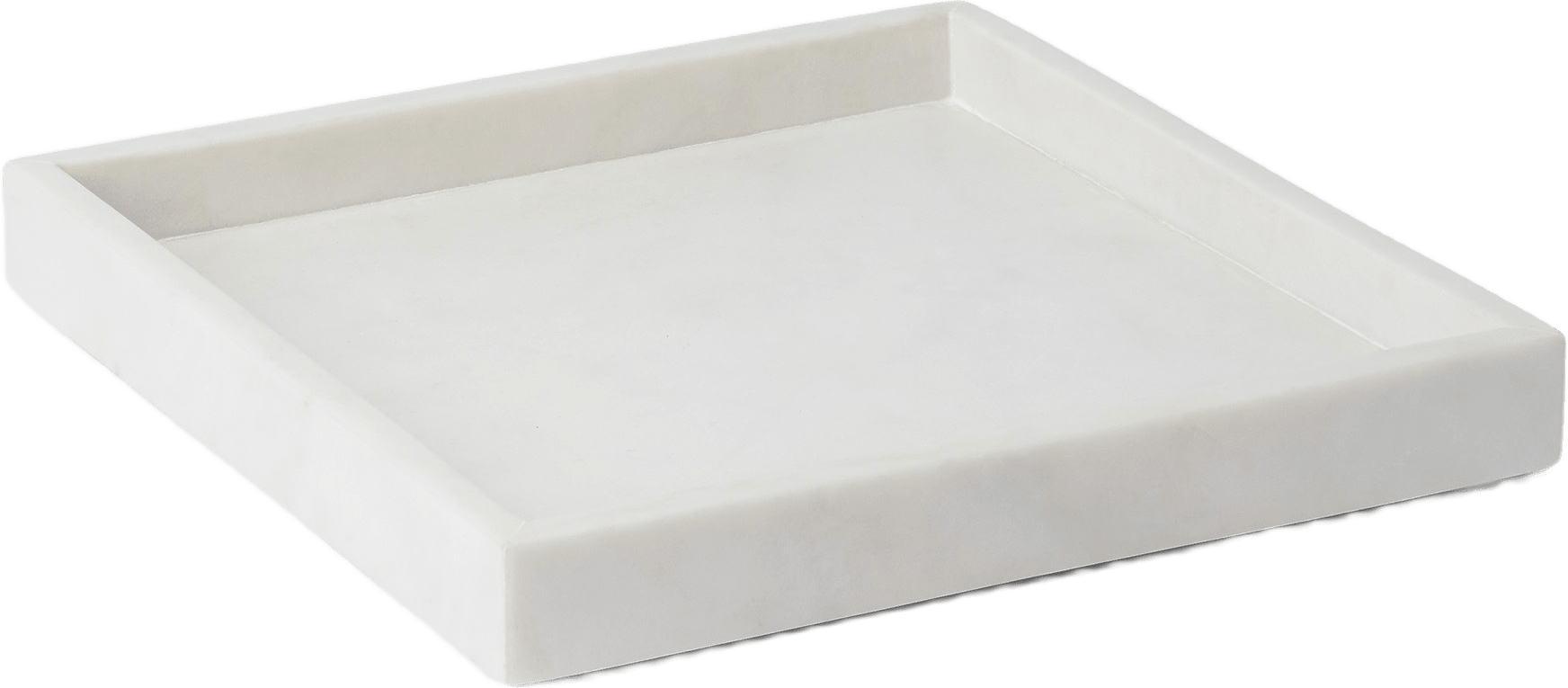 Bricka i marmor AMY 25x25 cm, från Åhléns Home, i färgen White.