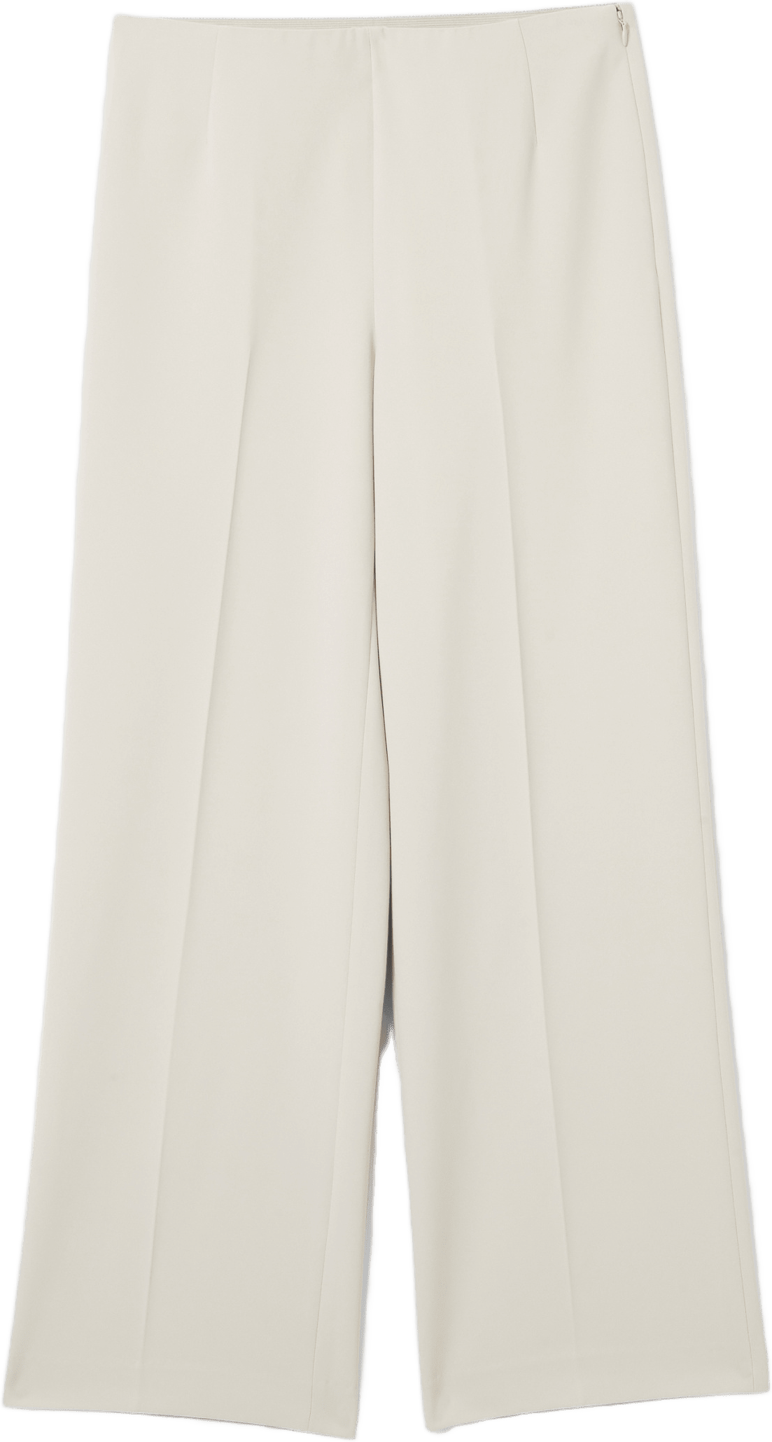 Rak byxa med pressveck ANAIS, från Wera, i färgen Pumice Stone.