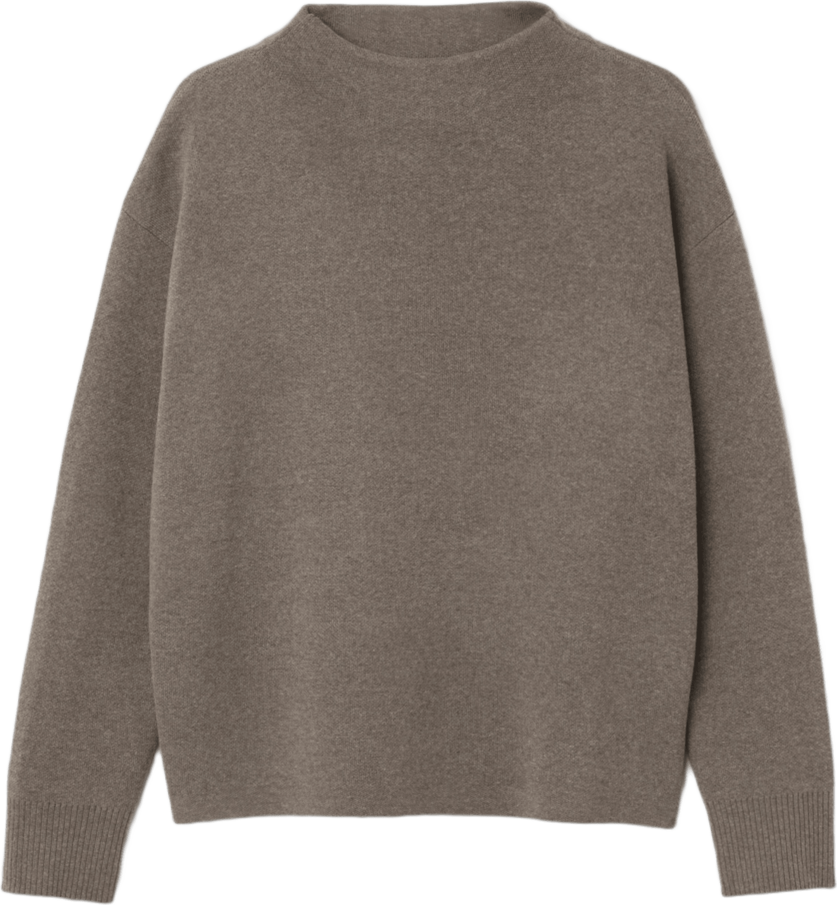 Stickad jumper BELL, från Å WOMAN, i färgen Mole Mel.