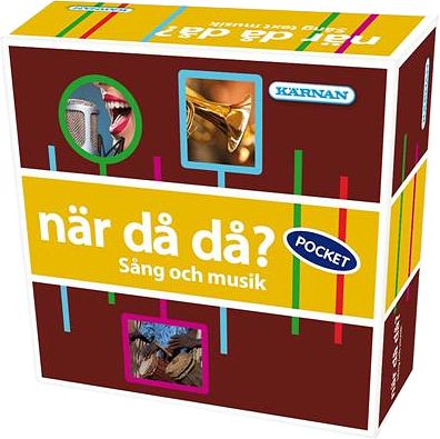 Pocketspel När då då? - Sång och musik, från KÄRNAN.