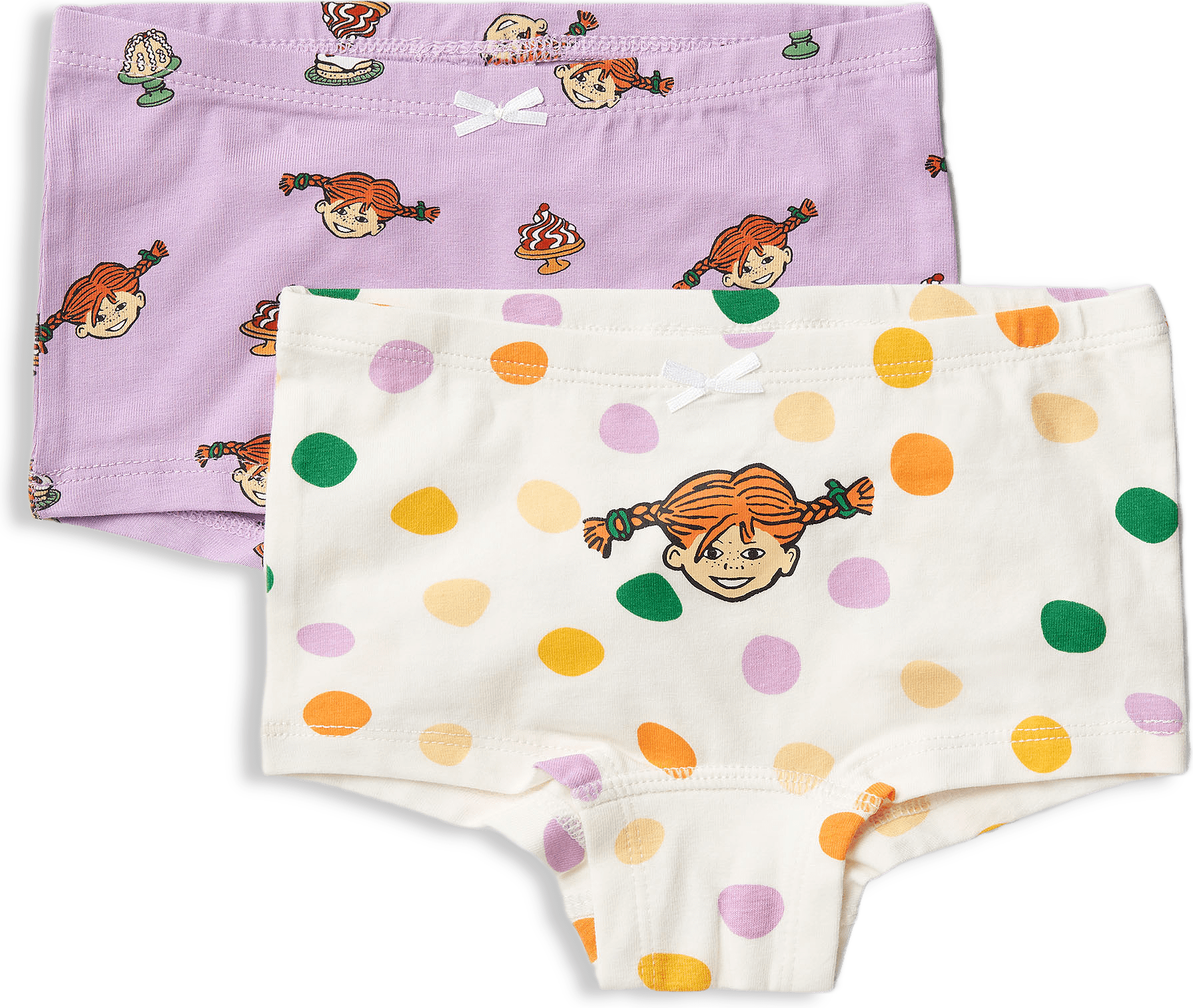 Boxertrosor med Pippi-print KLING, 2-pack