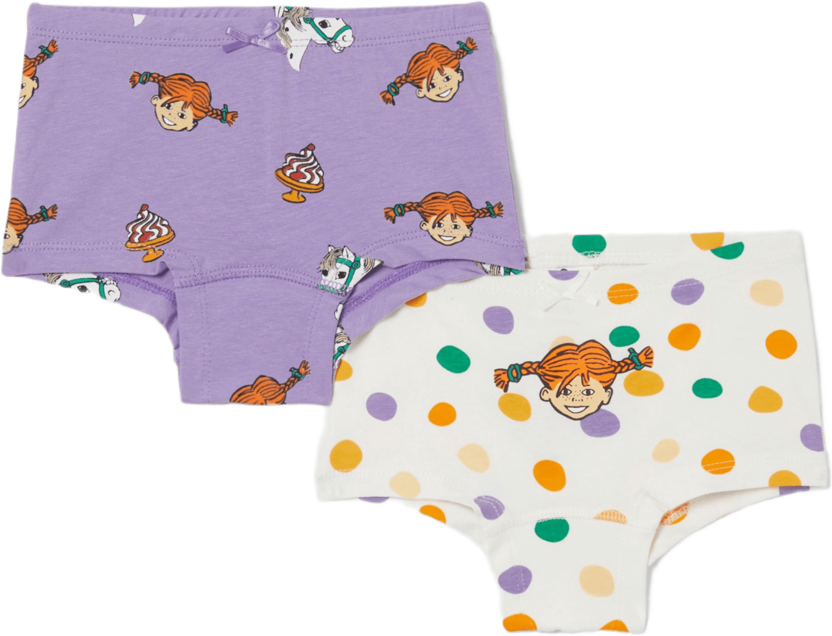 Pippi Långstrump-trosor KLING, 2-pack