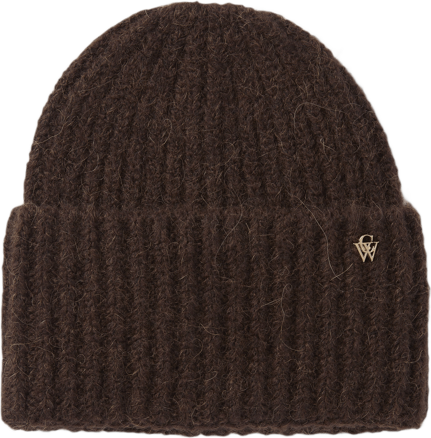 Chunky beanie ALBA, från Carin Wester, i färgen Dk Brown.