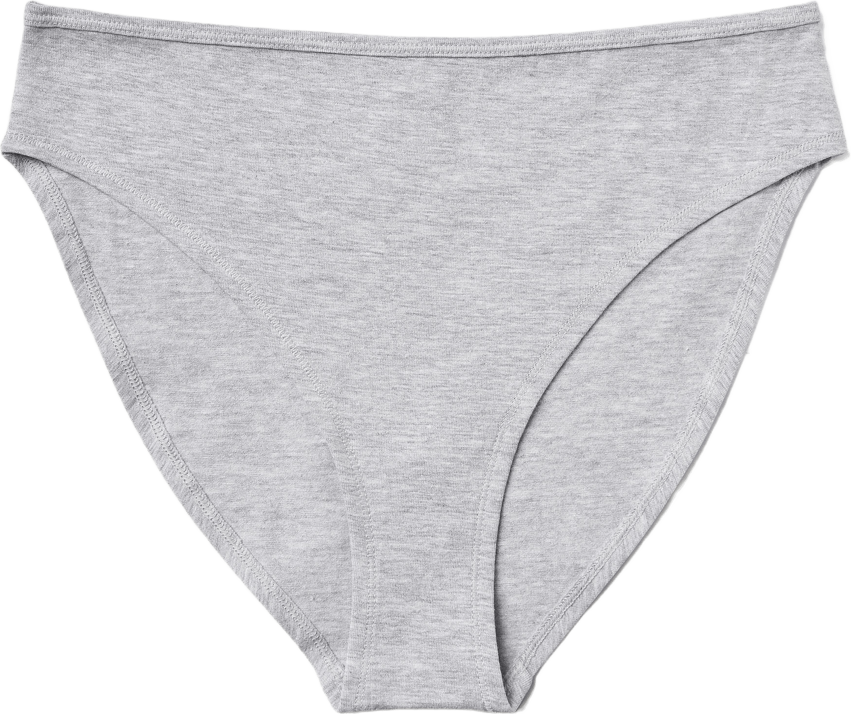 Briefs i bomull MIRA, från Å WOMAN, i färgen Grey Melange.