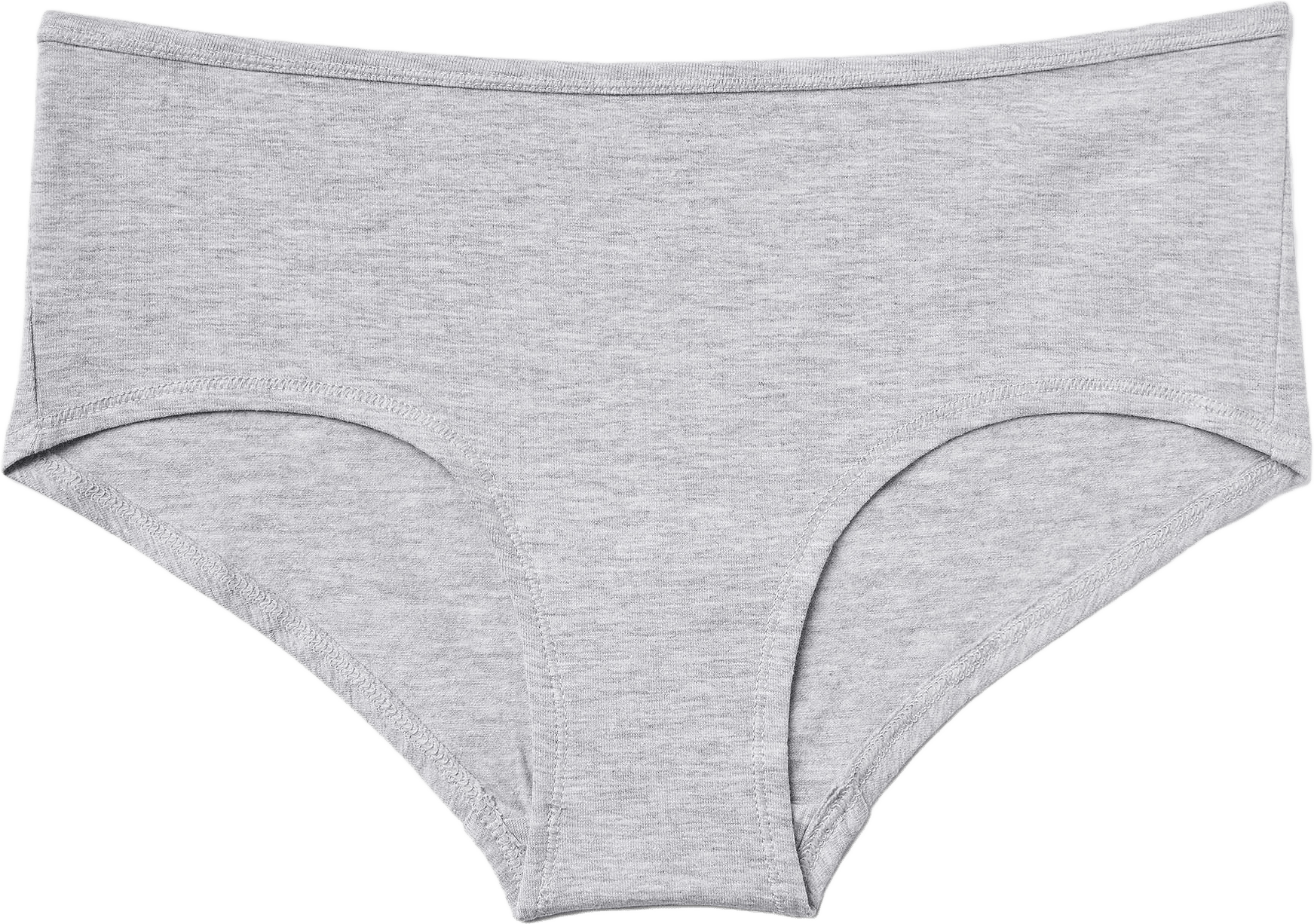 Hipstertrosa i bomull MIRA, från Å WOMAN, i färgen Grey Melange.