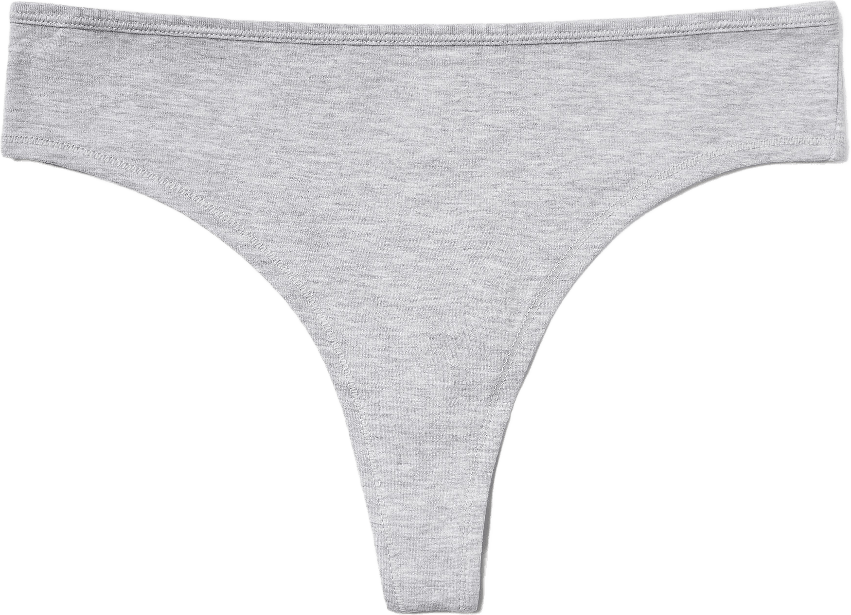 Stringtrosa i bomull MIRA, från Å WOMAN, i färgen Grey Melange.