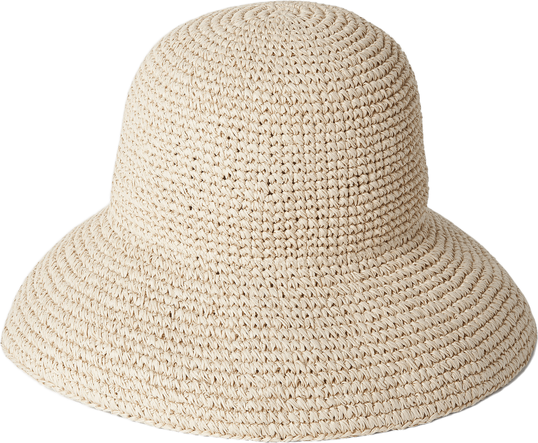 Mjuk stråhatt INGRID, från Wera, i färgen Natural.