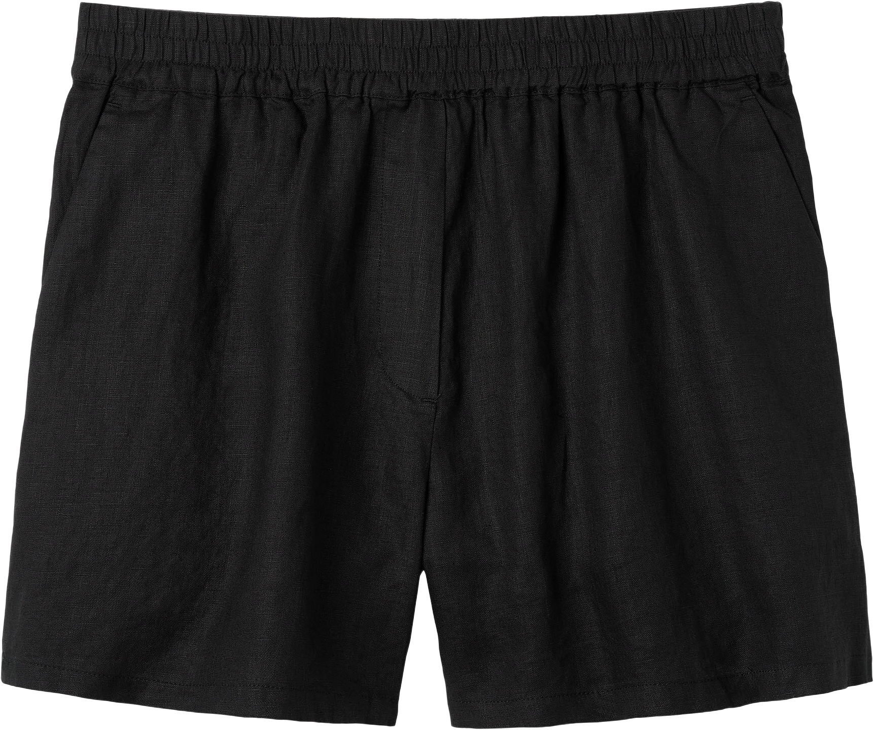 Linneshorts IMOGENE, från Wera, i färgen Black.