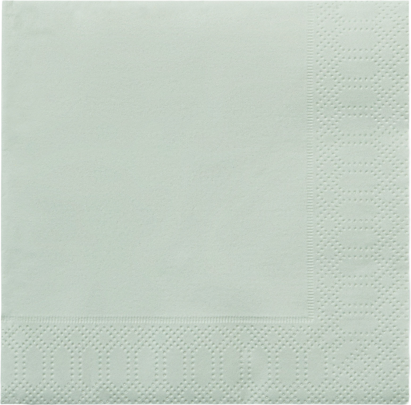 Pappersservetter SOLID 24x24 cm, från Åhléns Home, i färgen Lt Green.