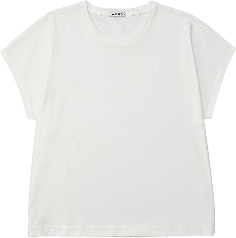 T-shirt med holkärm SORRENTO, från Wera, i färgen Offwhite.