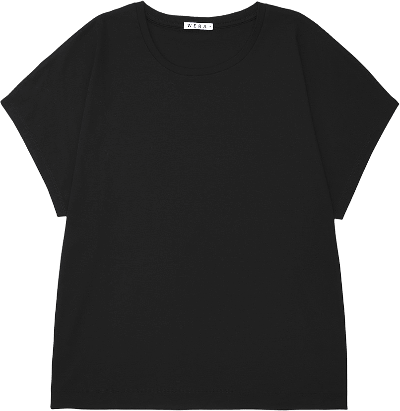T-shirt med holkärm SORRENTO, från Wera, i färgen Black.