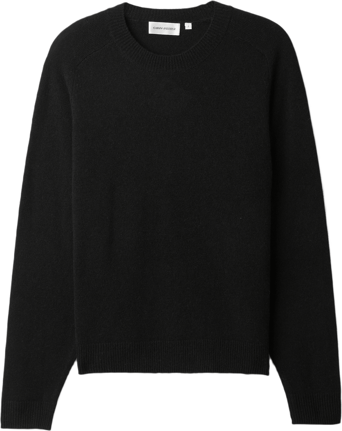 Stickad ulltröja EBBA, från Carin Wester, i färgen Black.