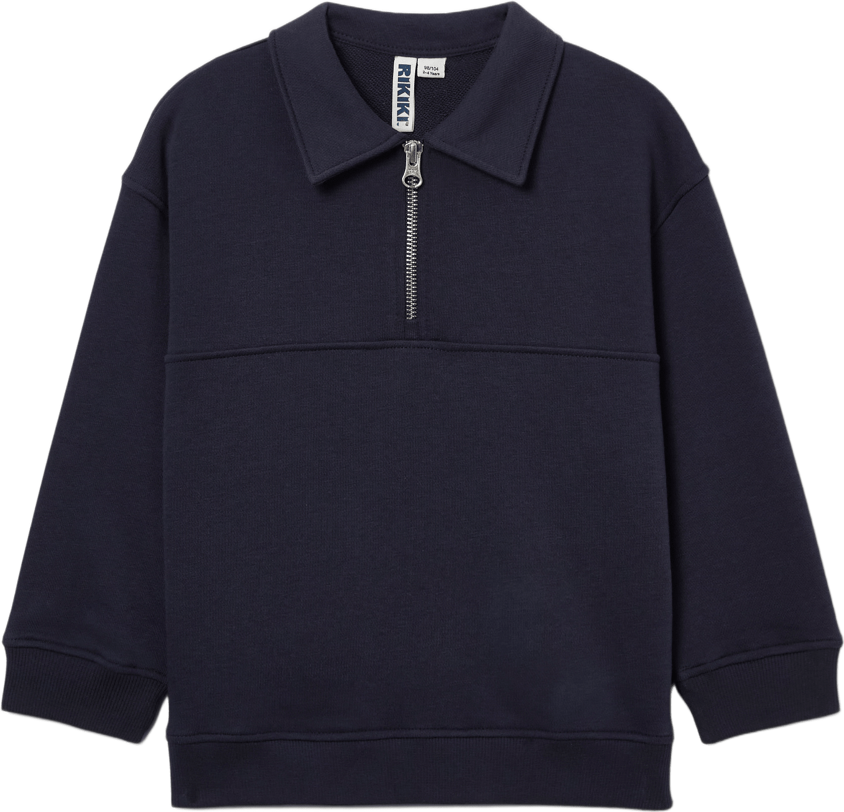 Tröja med half-zip MOLTAS, från RIKIKI, i färgen Navy.
